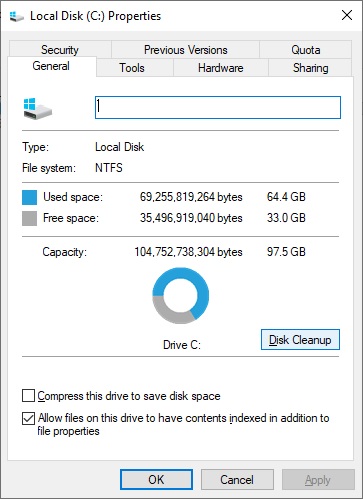 راهنمای تصویری ابزار Disk Cleanup